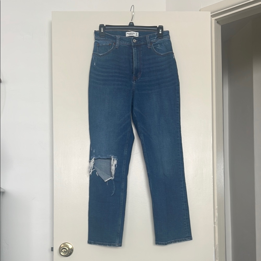 Ankle straight Ultra High rise Jeans